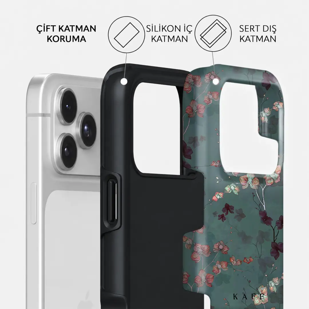 Emerald Bloom Telefon Kılıfı