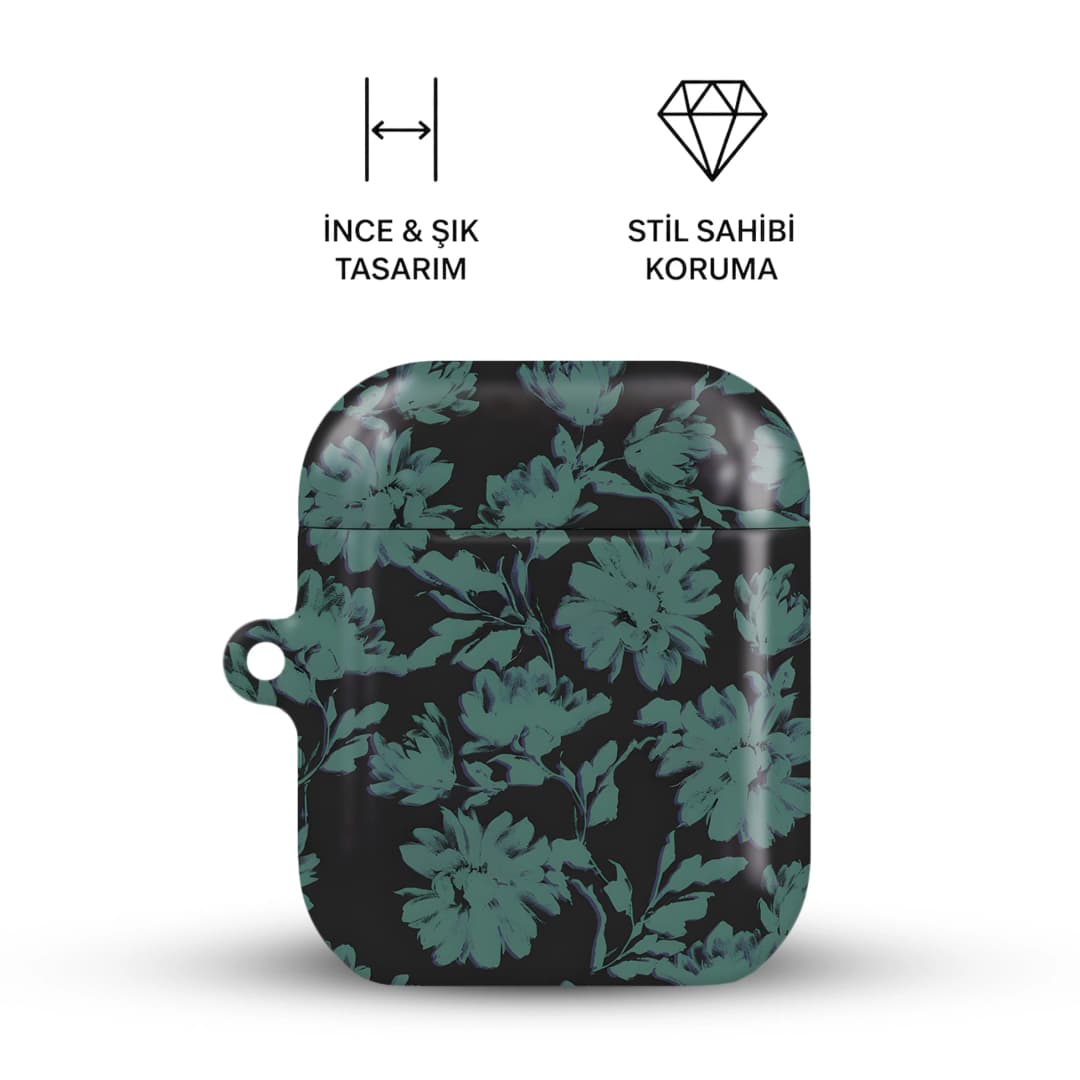 Noir Flora AirPods Kılıfı