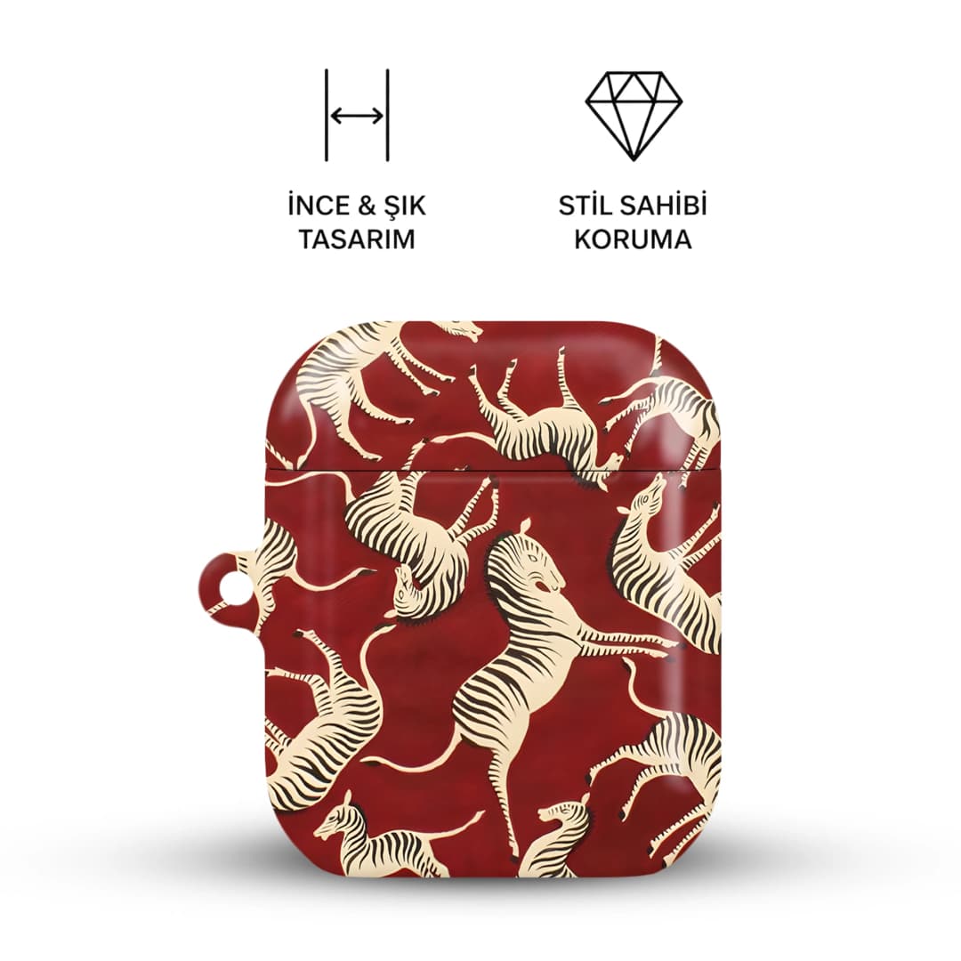 Zebra Flow AirPods Kılıfı