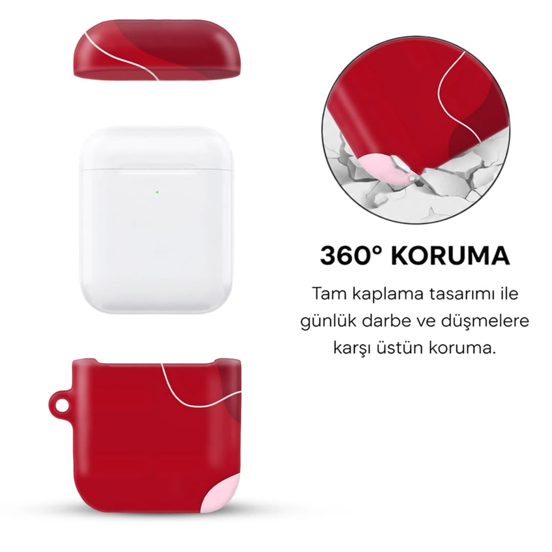 Scarlet Flow AirPods Kılıfı