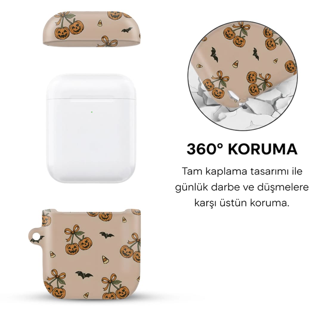 Pumpkin Twins AirPods Kılıfı