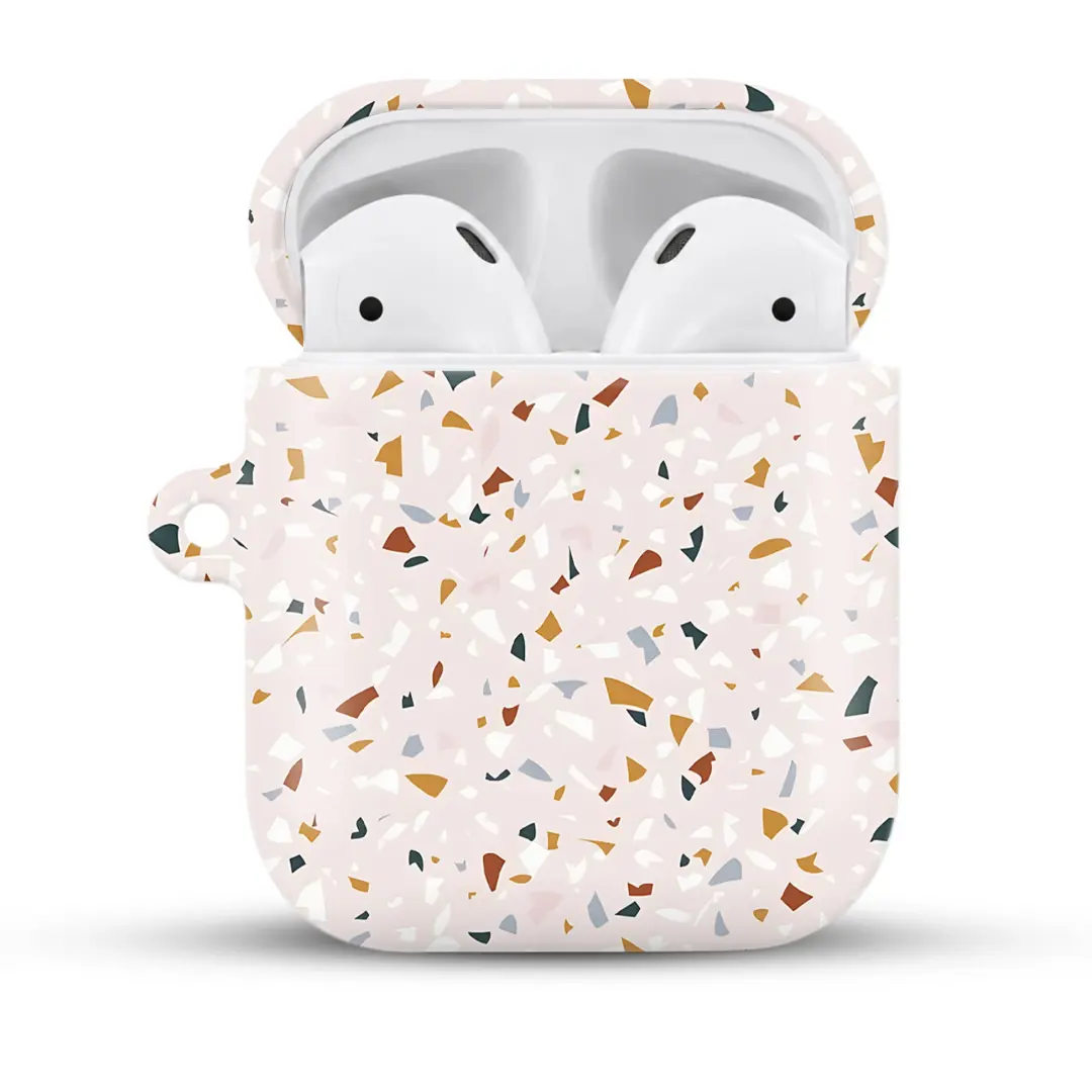 Rosy Terrazzo AirPods Kılıfı