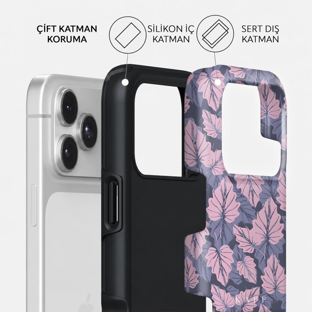 Blush Leaves Telefon Kılıfı