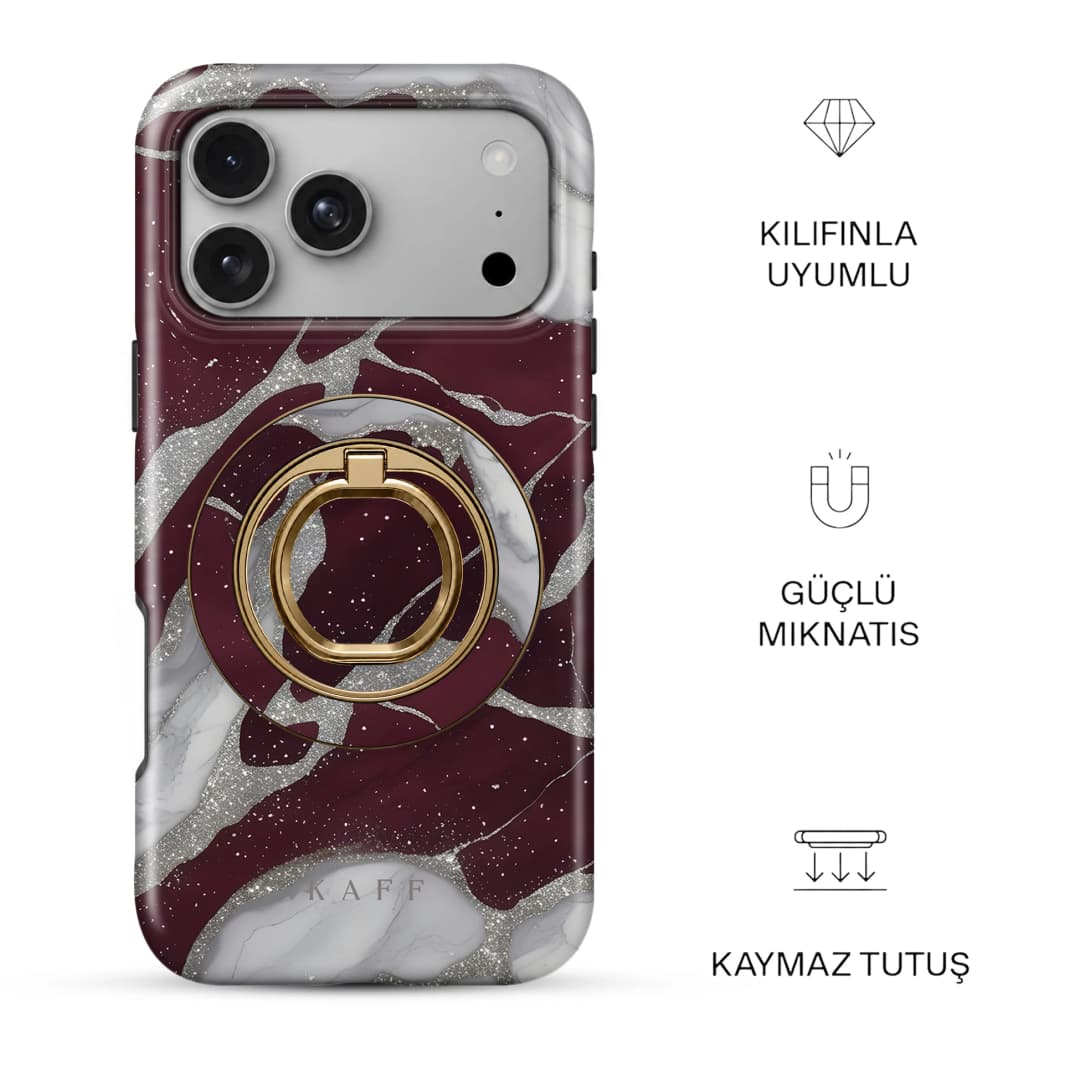 Luxe Burgundy · Ringholder