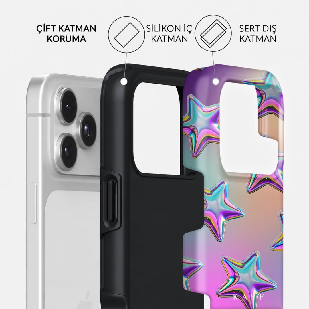 Rainbow Stars Telefon Kılıfı