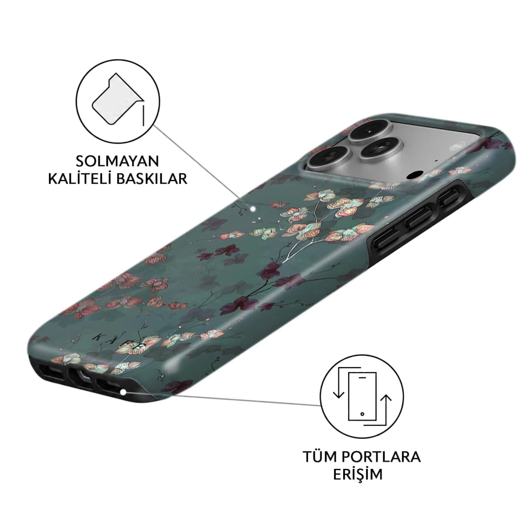 Emerald Bloom Telefon Kılıfı