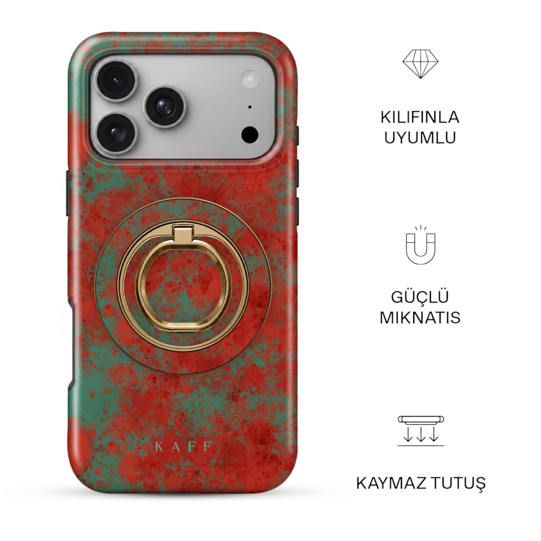 Crimson Patina · Ringholder