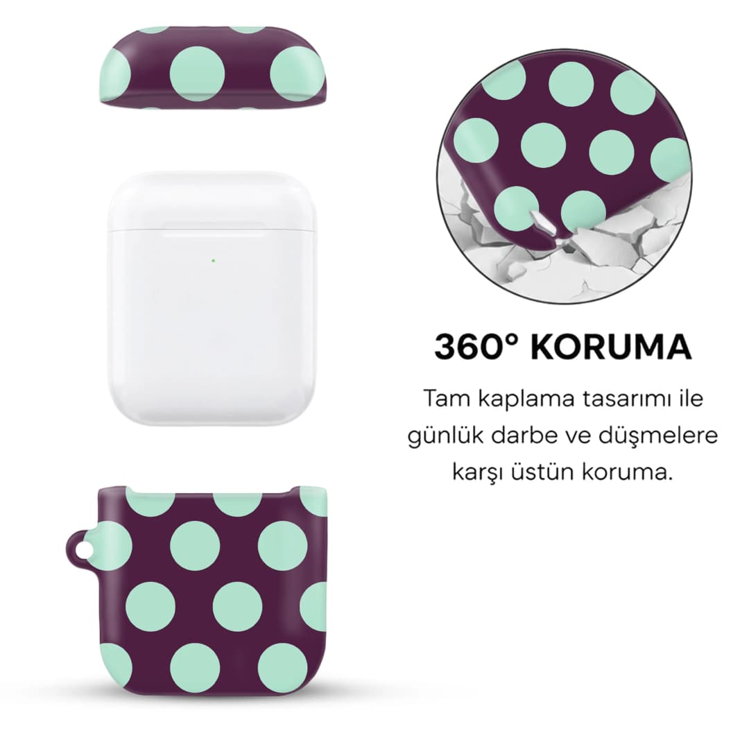Violet Mint AirPods Kılıfı