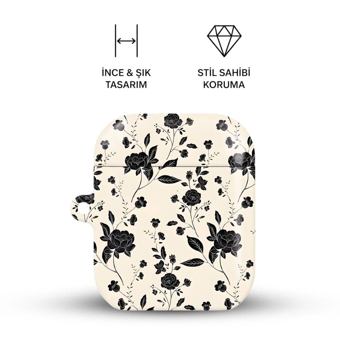 Dark Roses AirPods Kılıfı