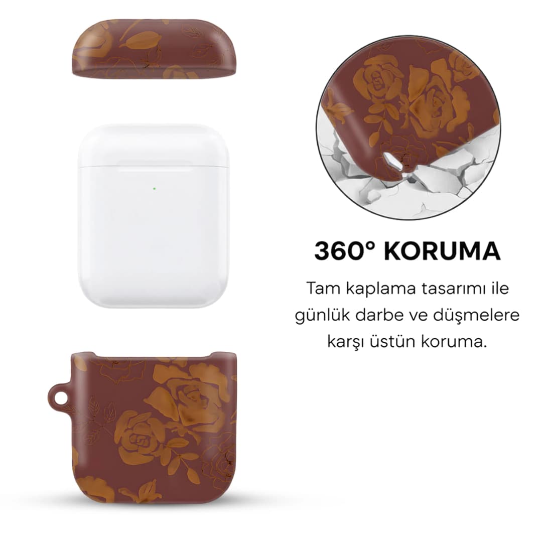 Copper Rose AirPods Kılıfı