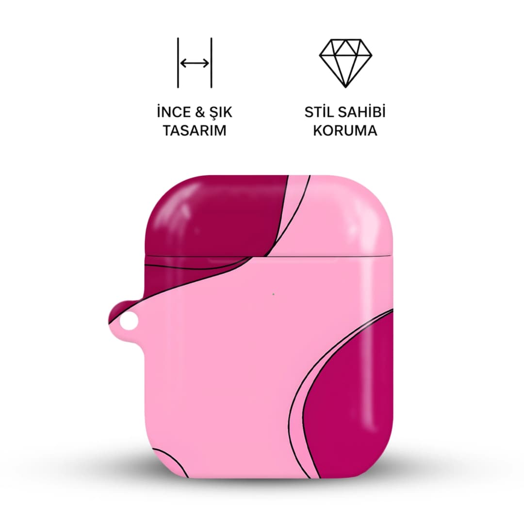 Pink Eclipse AirPods Kılıfı