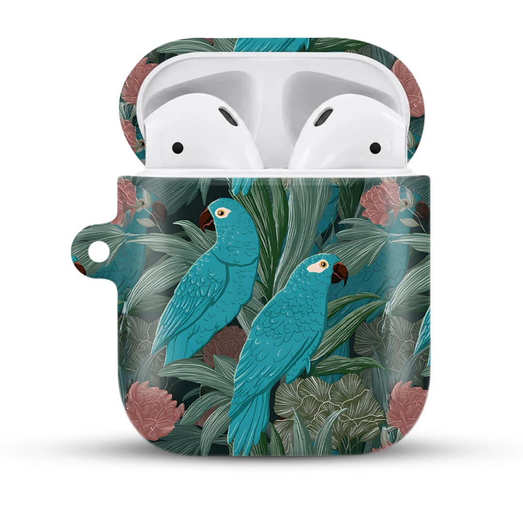 Jade Parrot AirPods Kılıfı