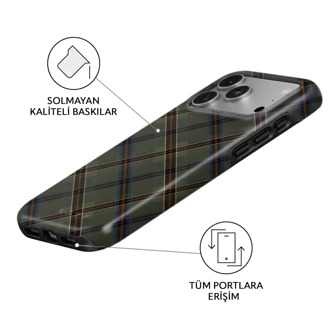 Olive Monarch Telefon Kılıfı