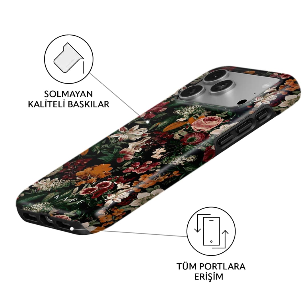 Noir Botanica Telefon Kılıfı