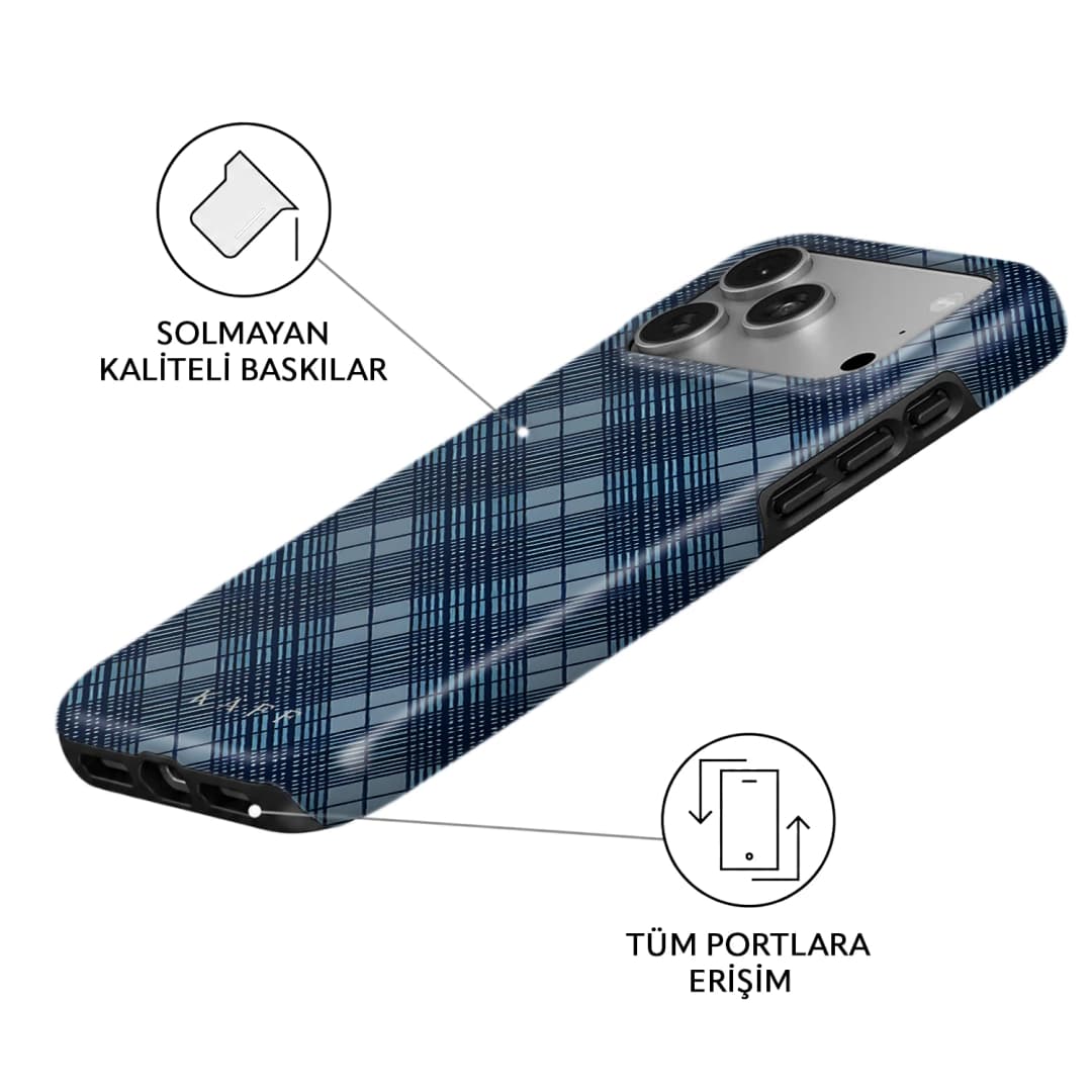 Midnight Grid Telefon Kılıfı