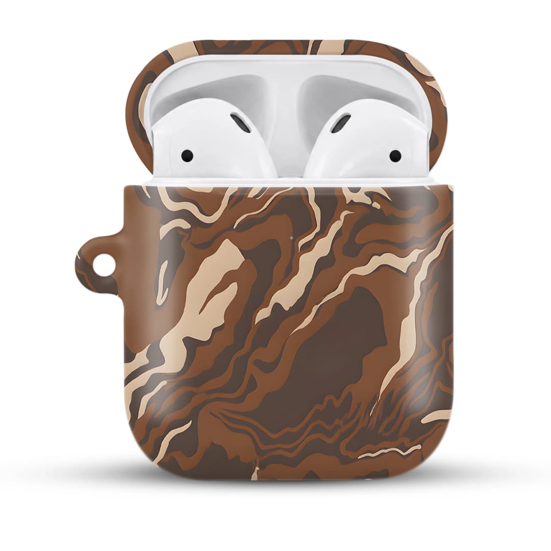 Mocha Swirl AirPods Kılıfı