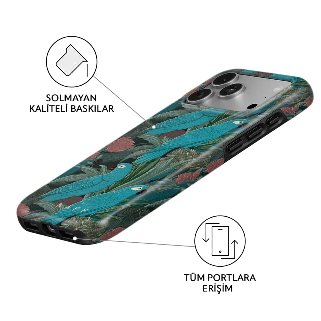 Jade Parrot Telefon Kılıfı