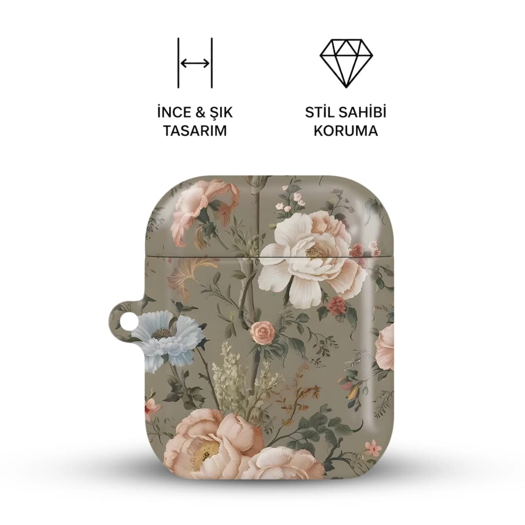 Antique Bloom AirPods Kılıfı