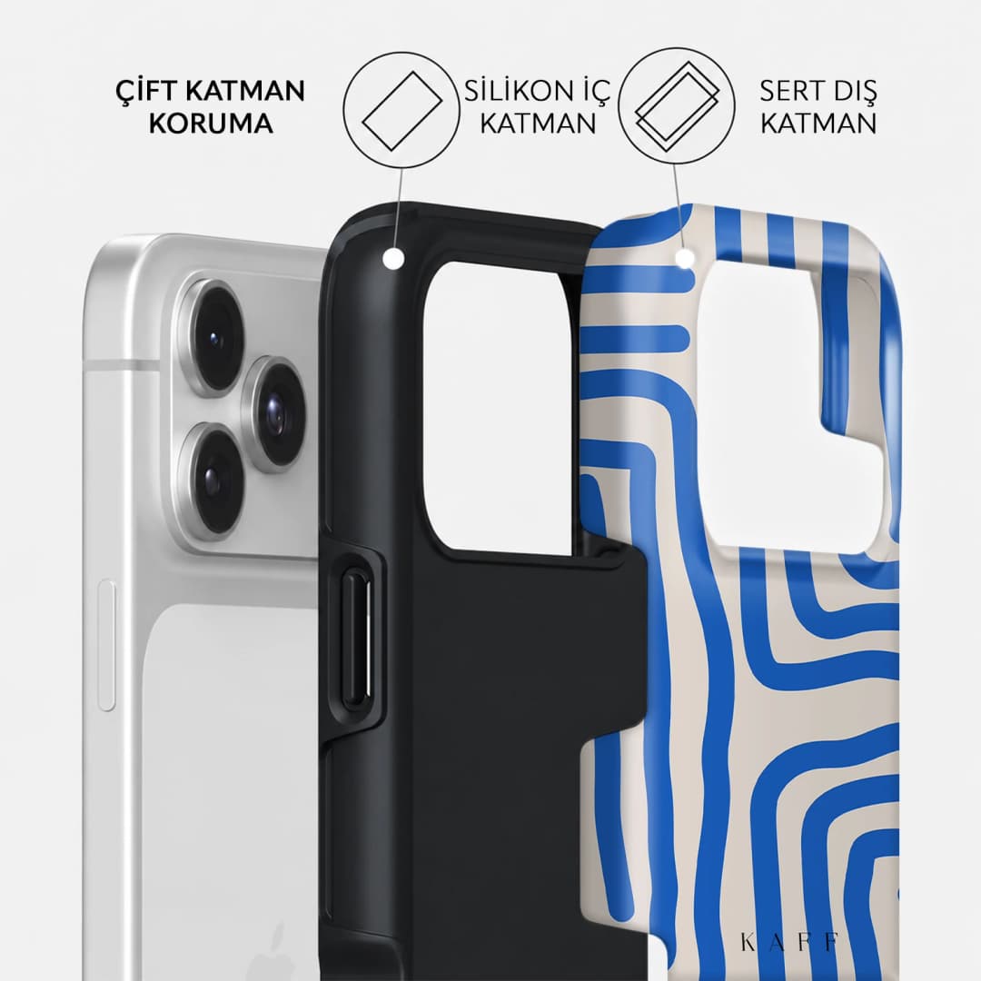 Blue Ripple Telefon Kılıfı
