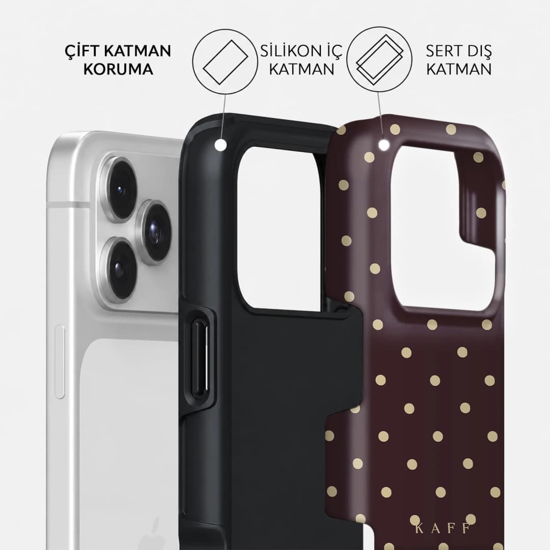 Golden Polka Telefon Kılıfı