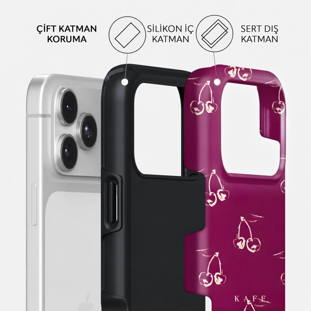Lip&Cherry Telefon Kılıfı