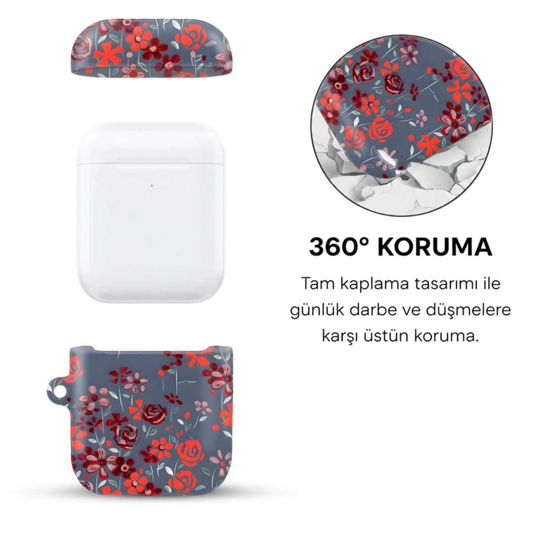 Wild Poppyfield AirPods Kılıfı