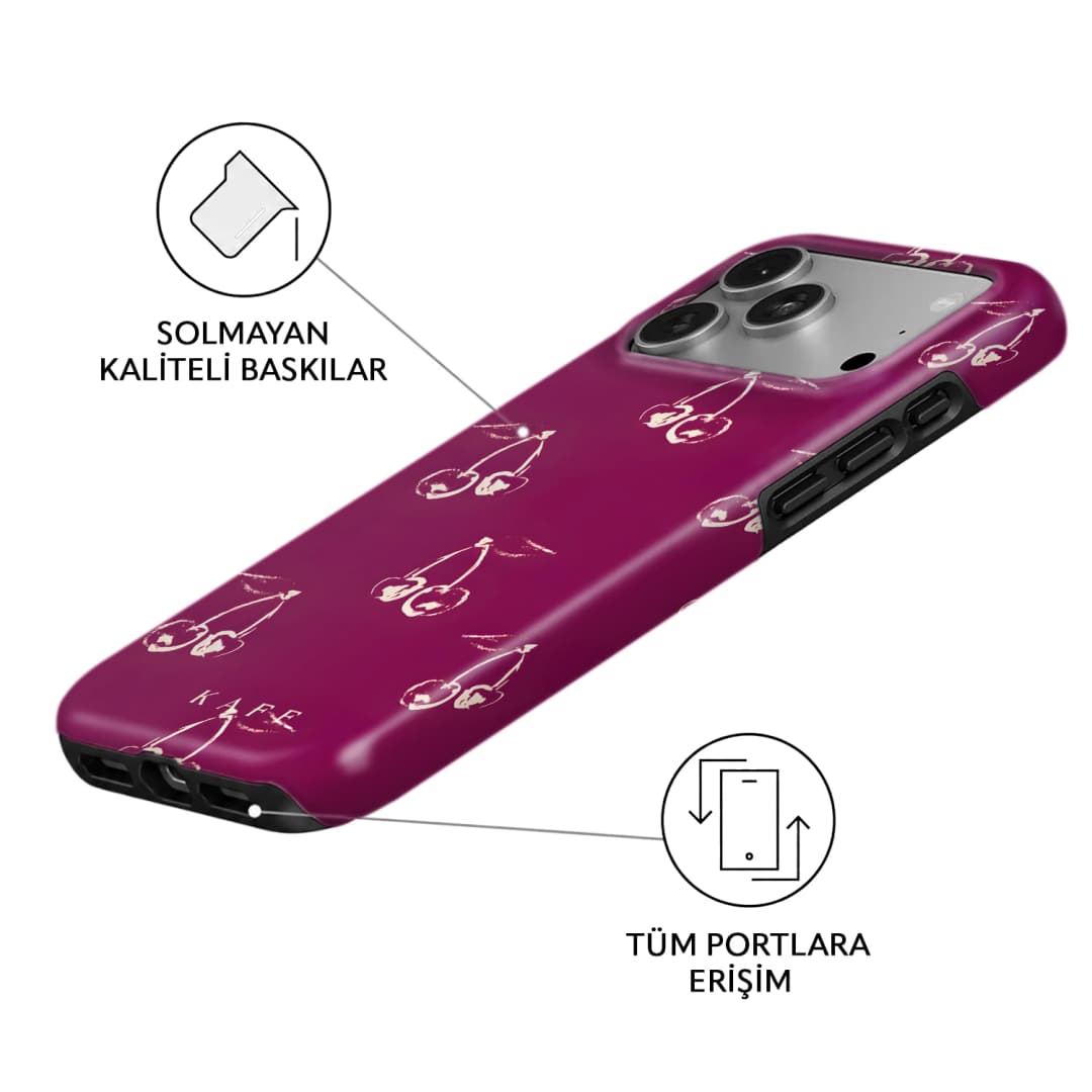 Lip&Cherry Telefon Kılıfı