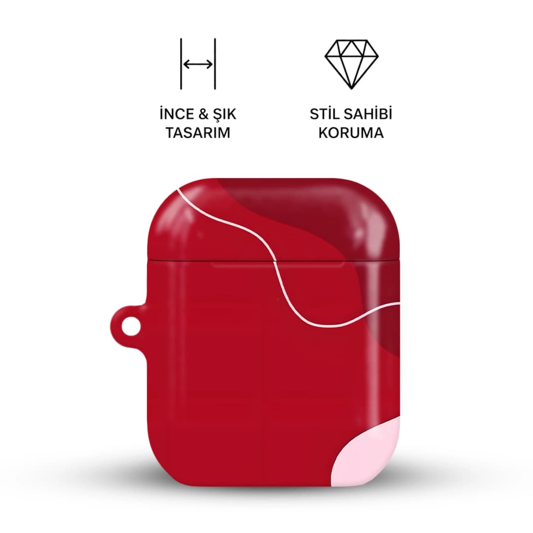 Scarlet Flow AirPods Kılıfı