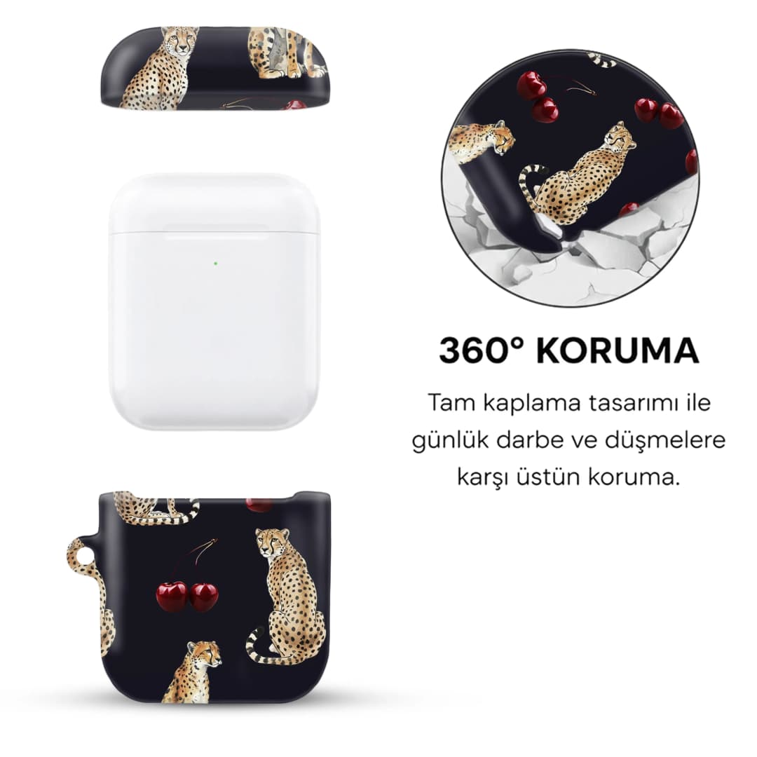 Cheetah Chic AirPods Kılıfı