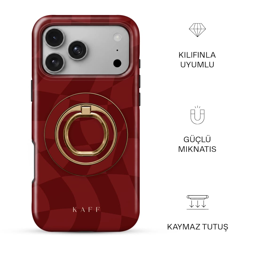 Burgundy Flux · Ringholder