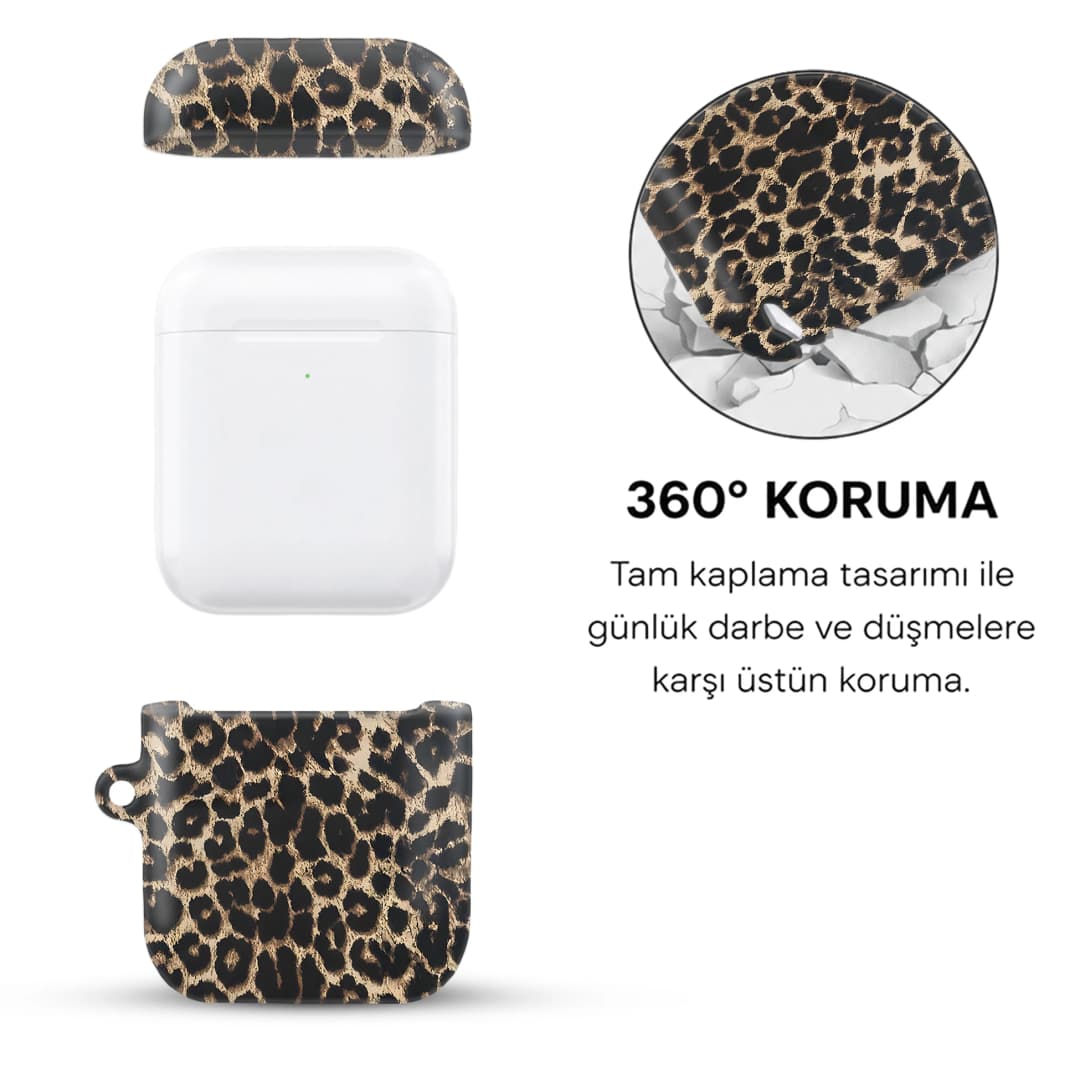 Leopard Luxe AirPods Kılıfı