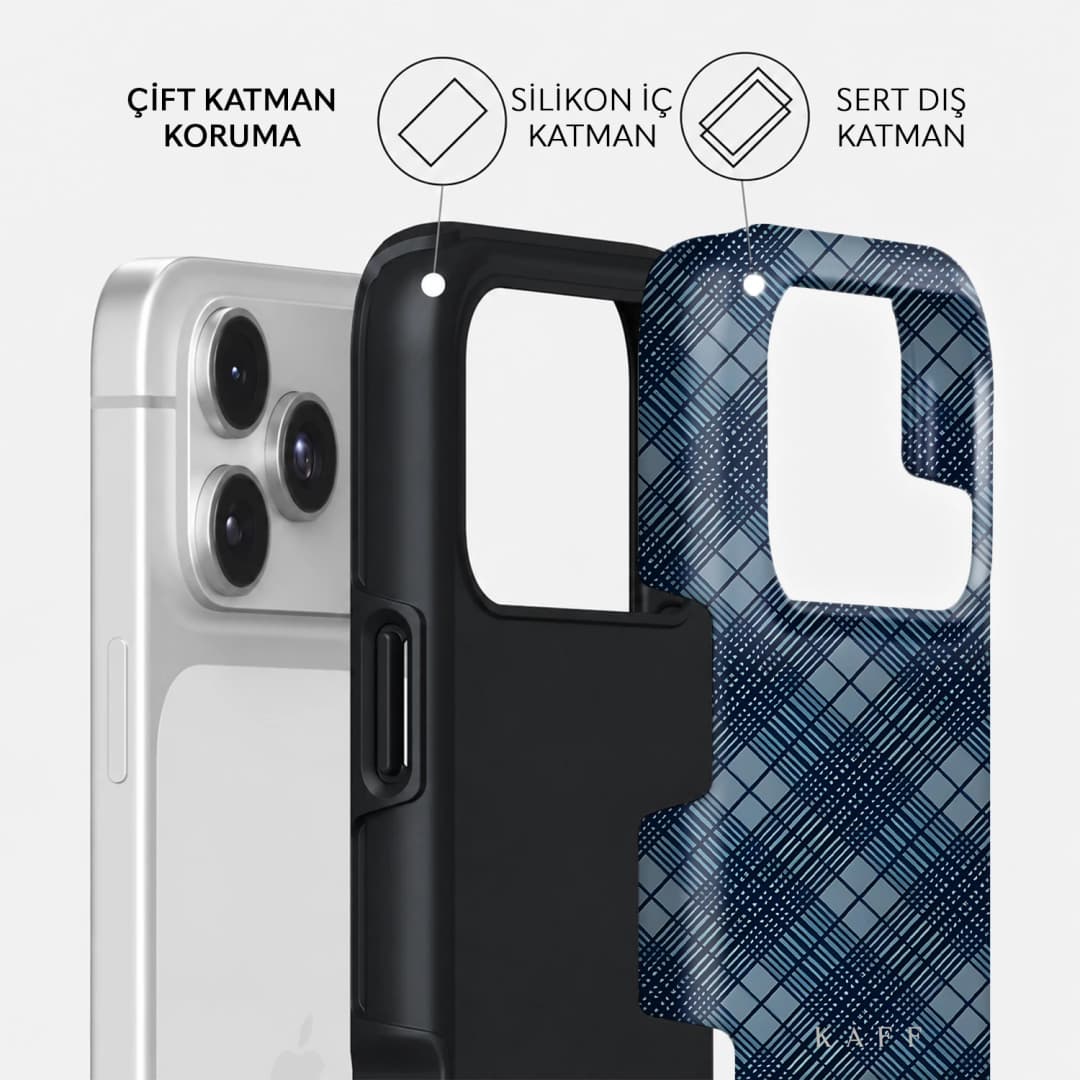 Midnight Grid Telefon Kılıfı