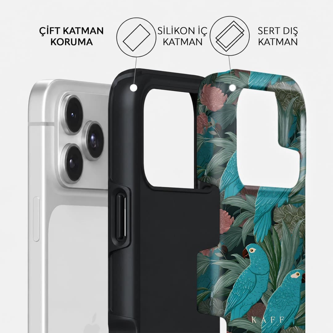Jade Parrot Telefon Kılıfı