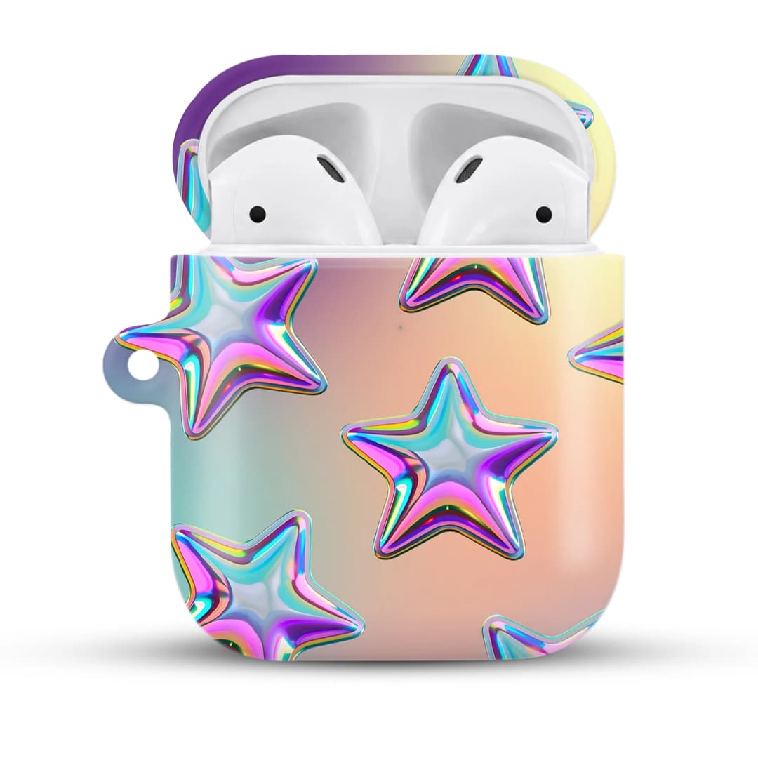 Rainbow Stars AirPods Kılıfı
