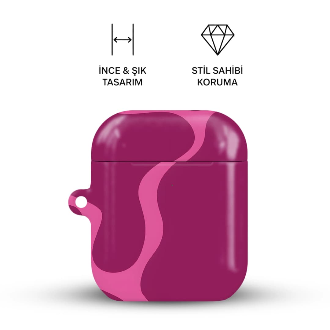 Fuchsia Flow AirPods Kılıfı