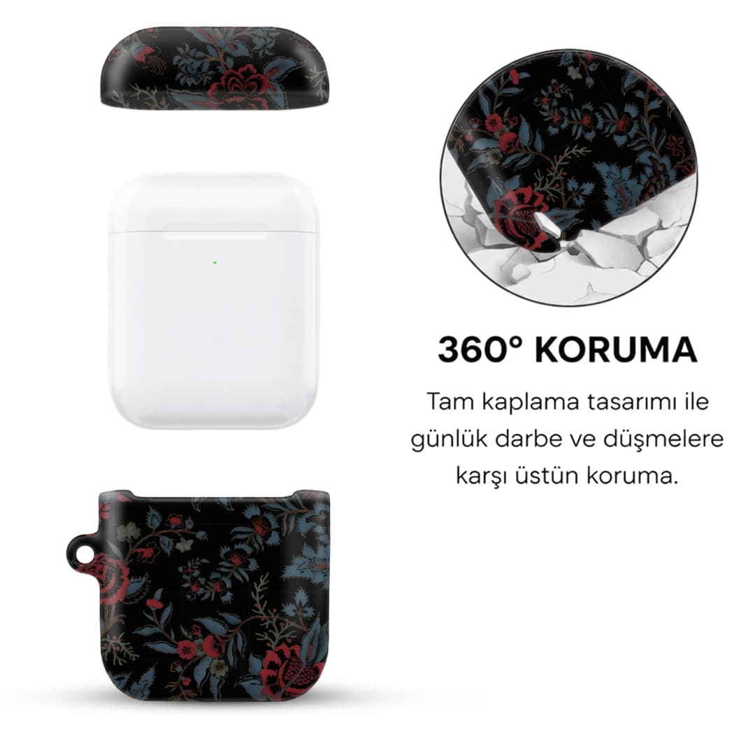 Garnet Bloom AirPods Kılıfı