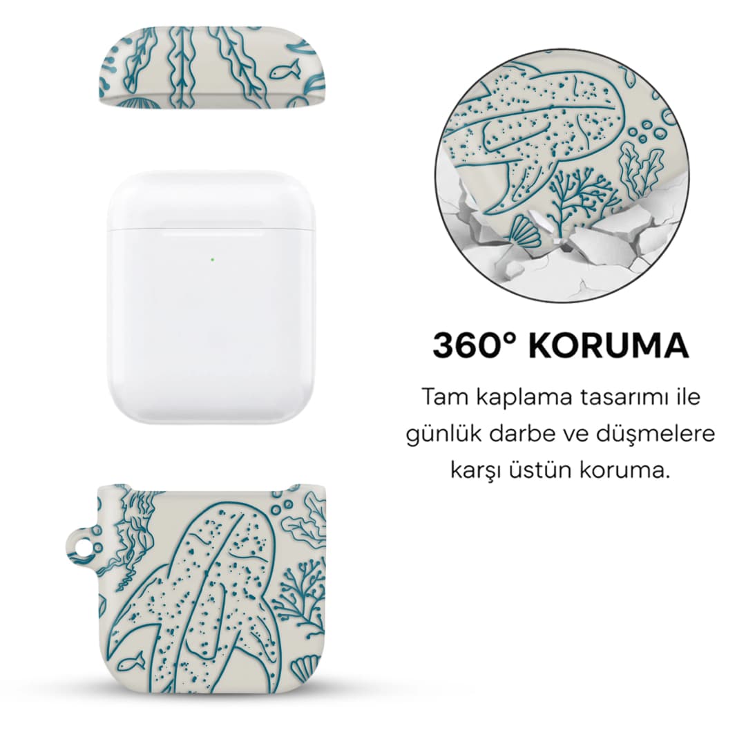 Blue Abyss AirPods Kılıfı